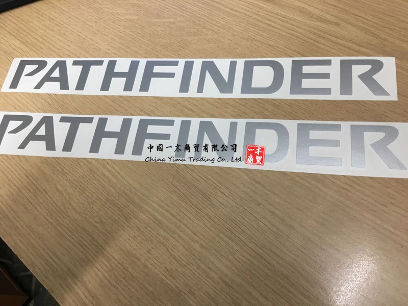 

Pathfinder roof bar decal stickers Replacement Quality non OEM