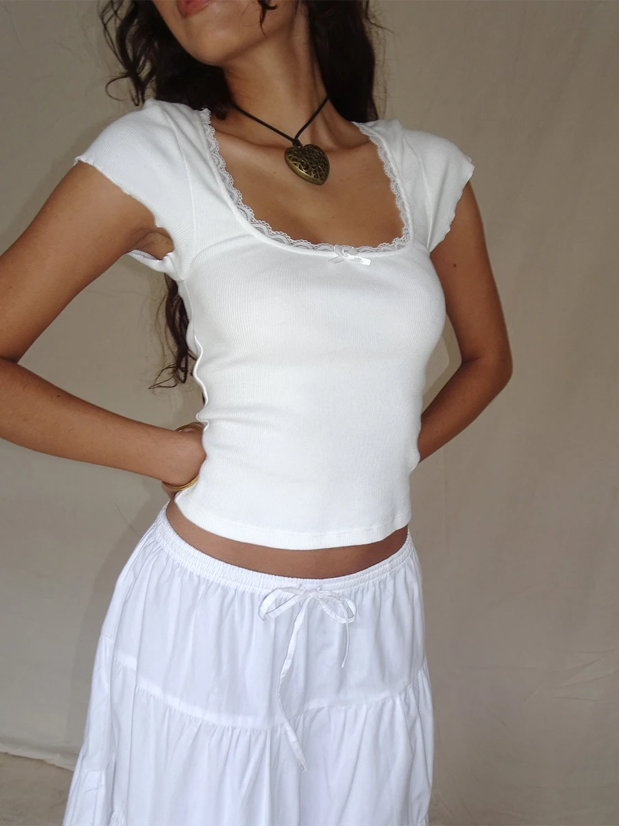 Укороченный топ с длинным рукавом