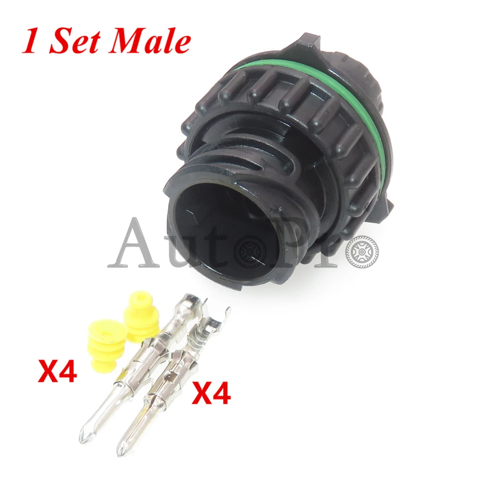 1 комплект, 4 отверстия, 1-967325-1, автомобильная проводка, розетка, стандарт скорости, датчик, водонепроницаемая вилка 1-967402-1