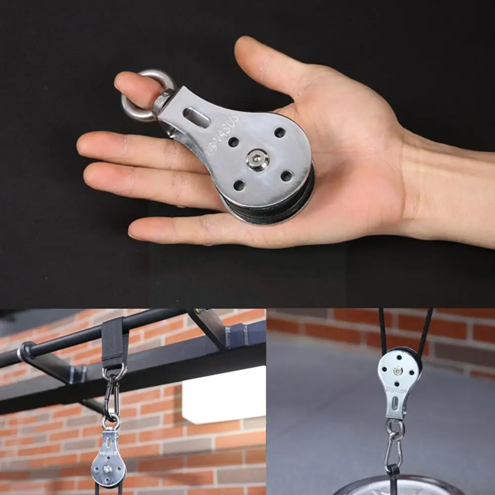 

Бесшумный роликовый подшипник 300 кг, тяга, фиксированный роликовый подъемник, ручной бицепс, тренировочный Трицепс O0d9