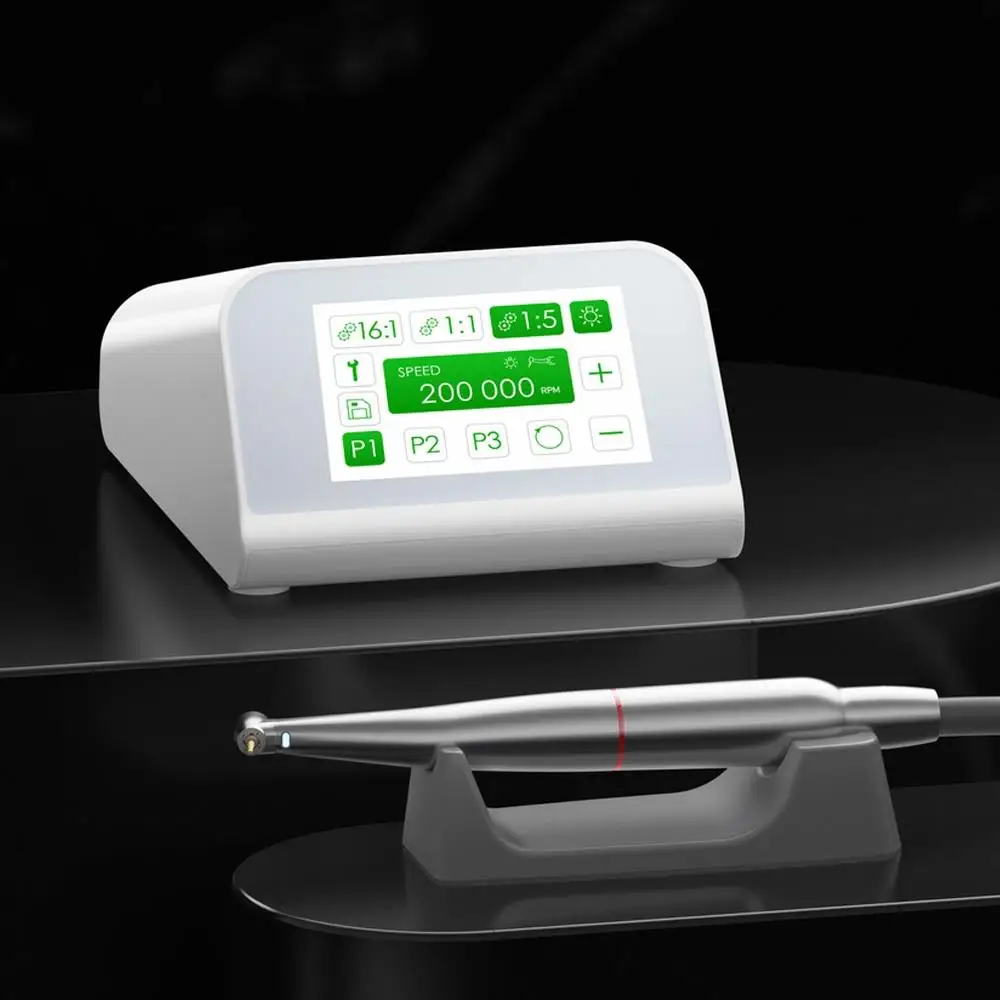 

Woodpecker - Dental Brushless Electric Motor MT2 + 1:5 LED Handpiece Contra Angle