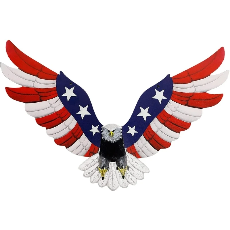 Металлический американский флаг белоголовый Орел настенная художественная