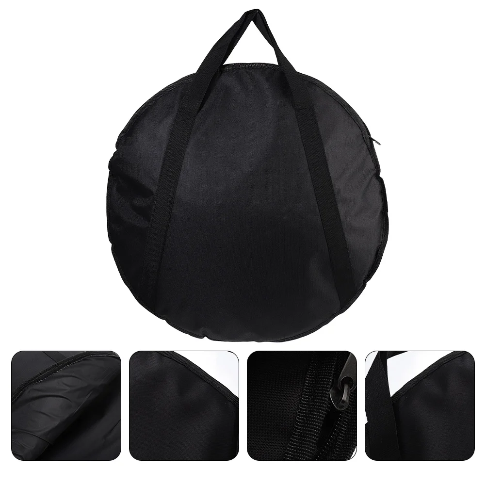 

Round Storage Bag Makeup Carrying Case Instrument Cymbal Supply Cotton Pouch Travel