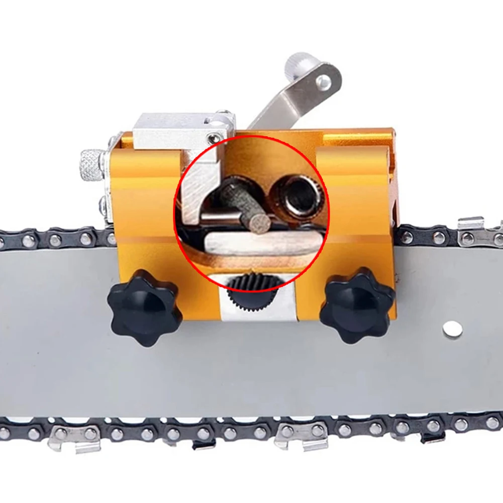 

Portable Hand Chain Grinder Accessory Sharpen Your Chainsaw with 6pcs Diamond Coated Grinding Head Cylindrical Burrs