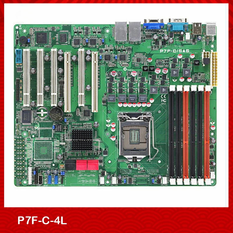 For ASUS Server Motherboard For P7F-C-4L LGA1156 X3430 3440 DDR3 Perfect Test Good Quality