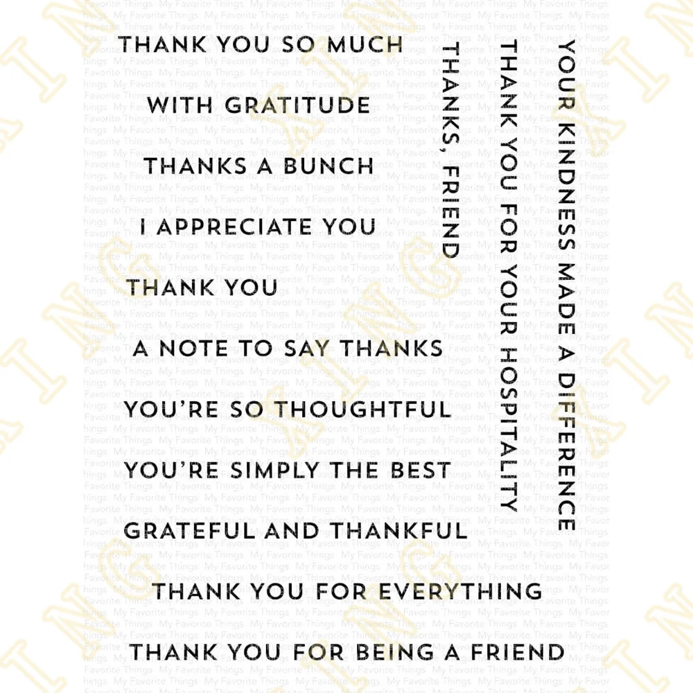 

Itty Bitty Thanks Clear Silicone Stamps Diy Scrapbook Diary Decoration Embossed Paper Card Album Craft Template New Arrival