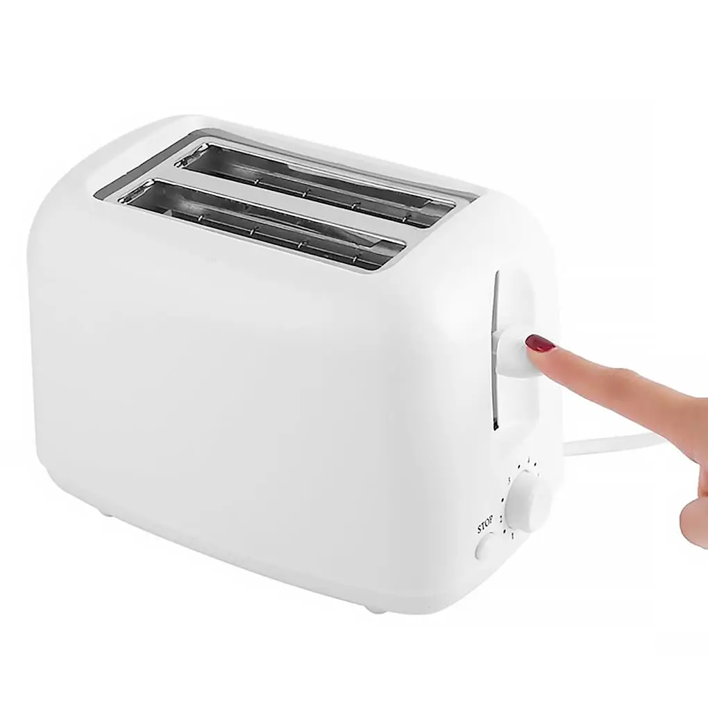 

EU Plug Kitchen Automatic Bread Toaster 2 Slices Sandwich Breakfast Baking Cooking Maker Home Office Toaster