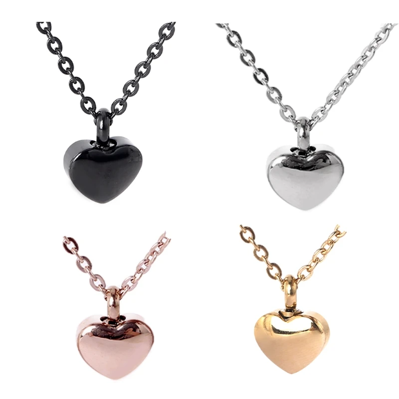 

Cremation Jewelry Necklace Necklace Heart Shape Eternal Stainless Steel Gift