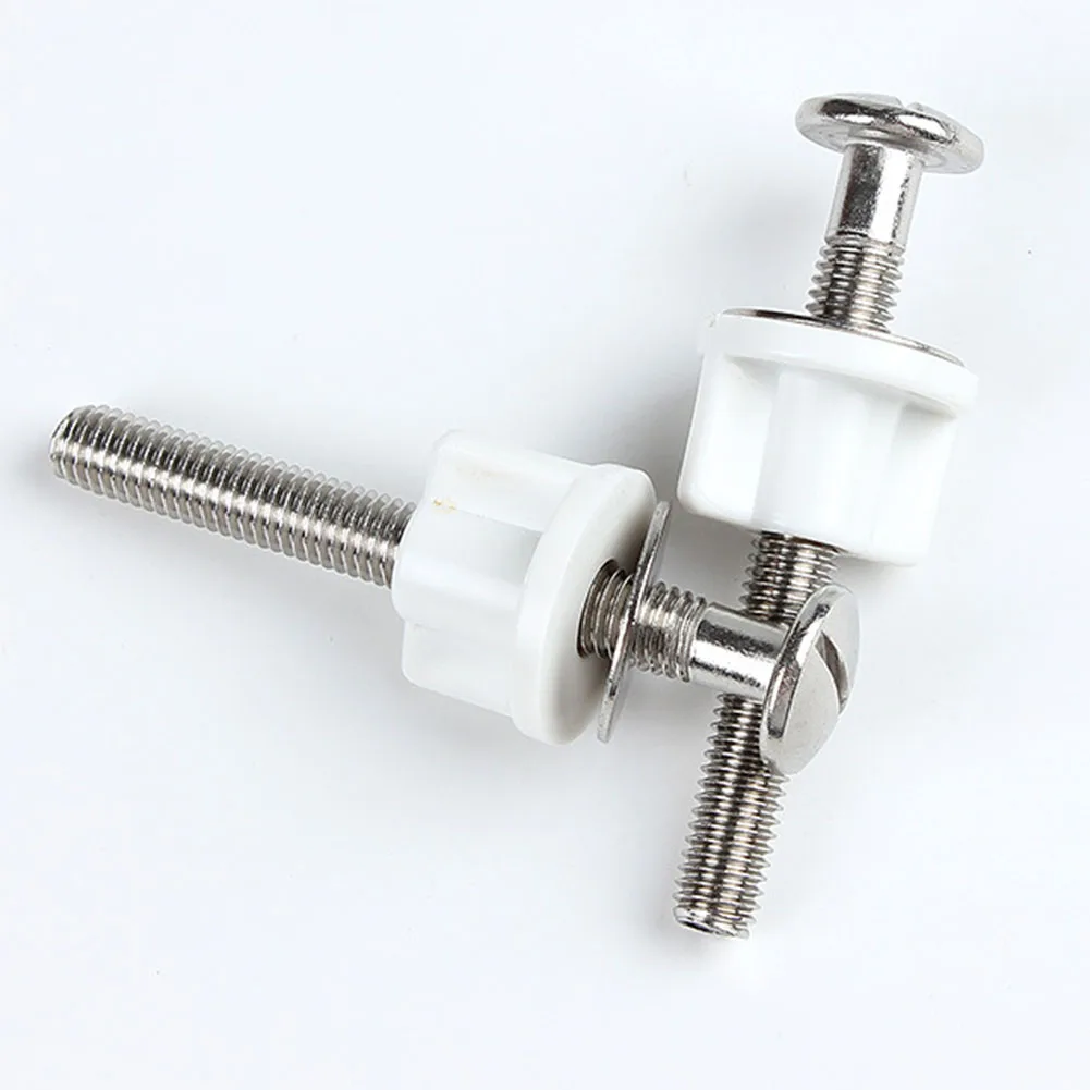 

Toilet Lid Toilet Seat Toilet Screw Nut Toilet Bolt Hinge Antirust PP Silver Size:74mm Stainless Steel Toilet Hotel