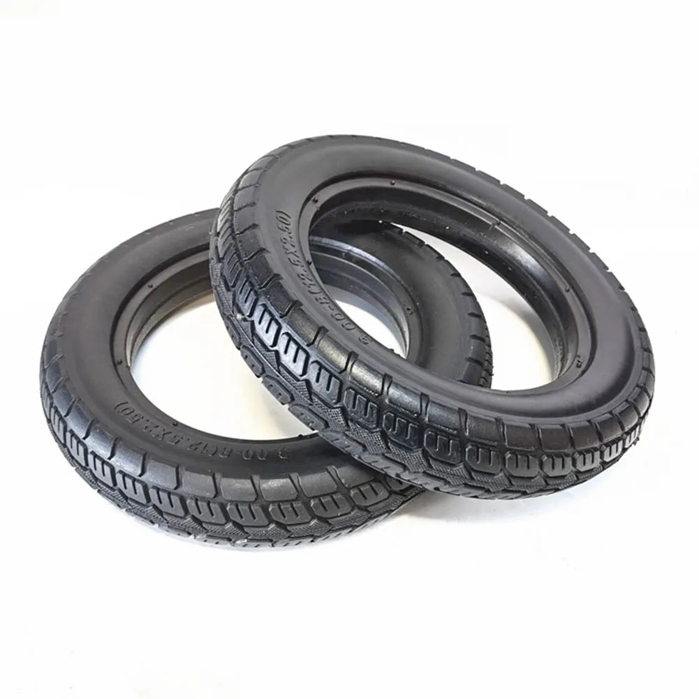 

Solid Tyre Tire 12 1/2X2 1/4 12 Inch 12.5x2.50 Black Durable High Quality Universal 1180g Replacement Hot Sale