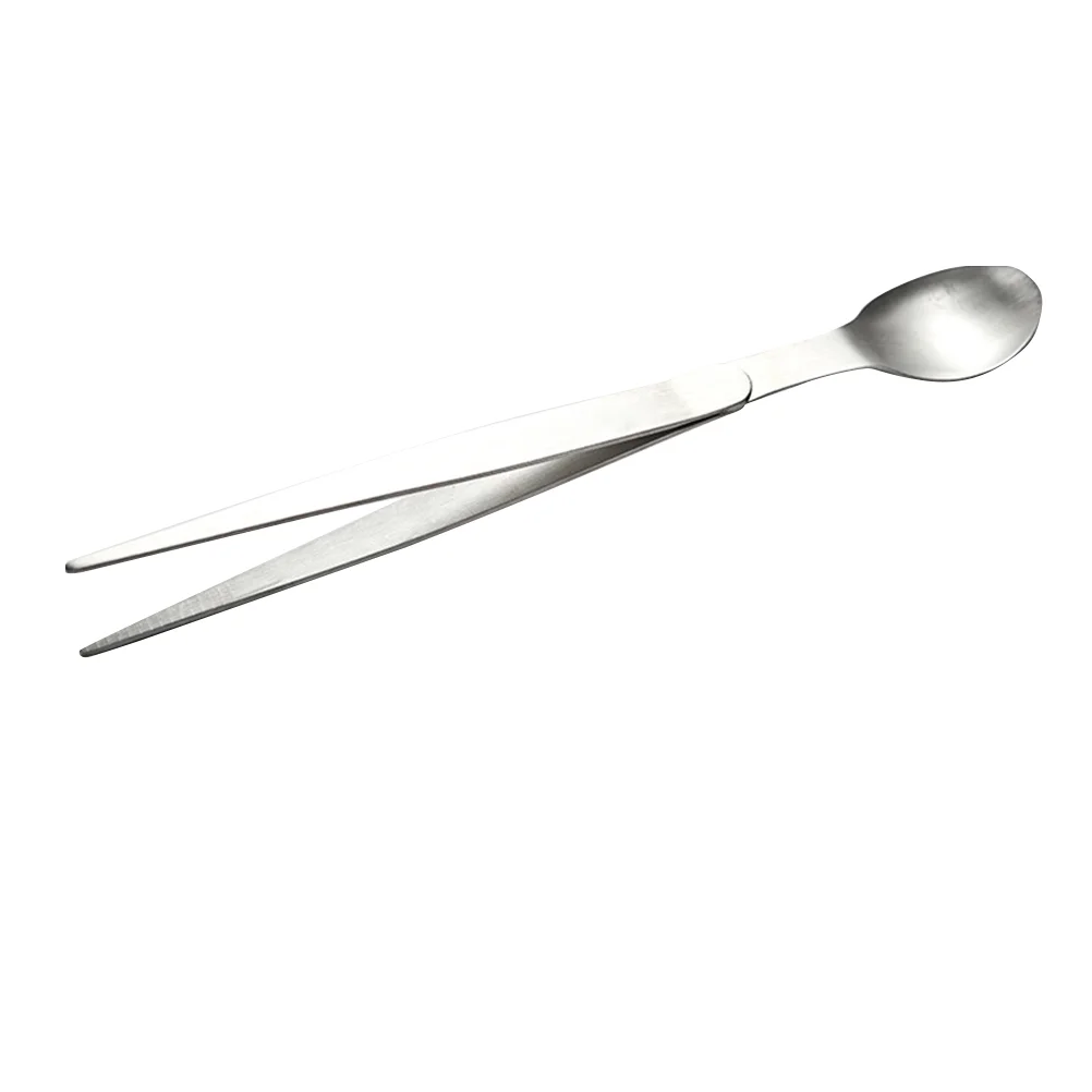 

Stainless Steel Flavor Test Spoon Mini Tasting Taste Kitchen Utensils Scoop Chopsticks Forceps