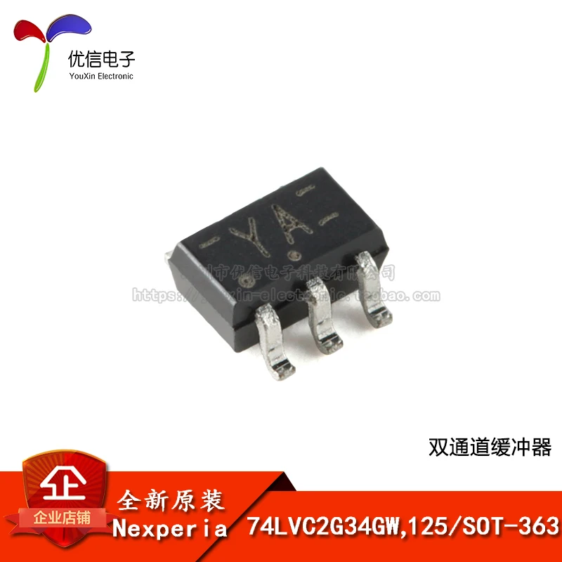 

10pieces Original stock 74LVC2G34GW,125 SOT-363