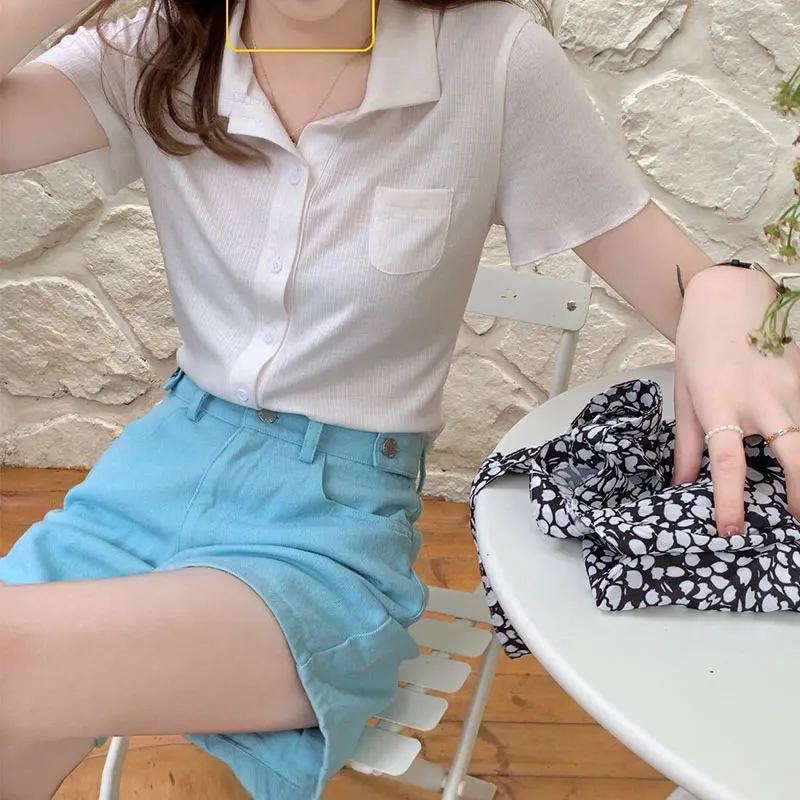 Летняя новая женская одежда маленький облегающий топ для похудения повседневные