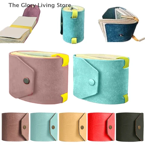 Кошелек для наличных денег, удобный держатель для денег с быстрым доступом для наличных денег, кожаный органайзер для денег, небольшой компактный карманный кошелек