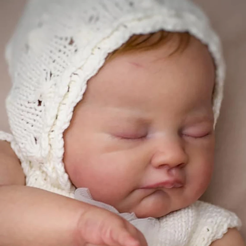 Набор сделай сам уже Окрашенные куклы-реборн 21 дюйм картина Здоровый Спящий