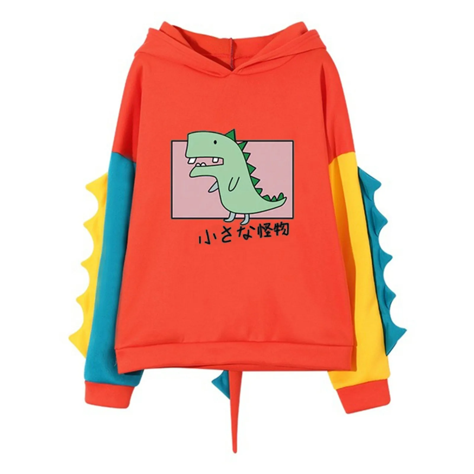 

Women Hoodies Sweatshirts Sweatshirt Top Splice Sleeve Print Casual Tops Long Fashion Casual Long Sleeve Pullover Women Girl Tie