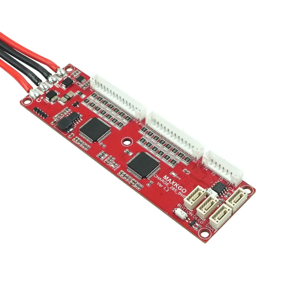 Плата MAXKGO BMS 6S-28S 12A Smart на базе порт VESC CAN UART связь пассивный баланс для