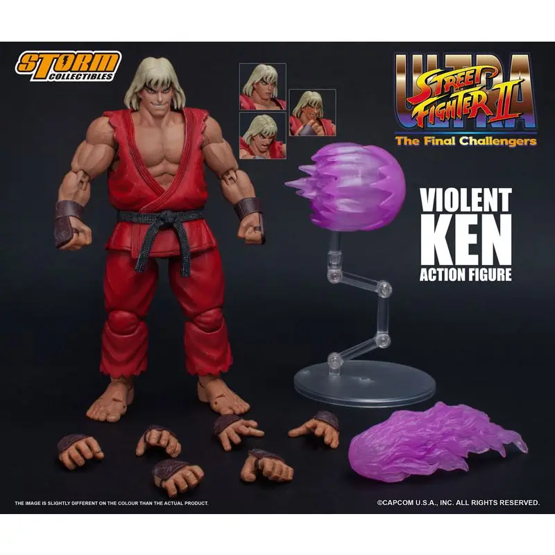 

Original Storm Toys 1/12 Violent Ken Ultra Street Fighter II The Final Challengers In Stock Action Collection Figures Model Toys