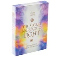 the secret language of light tarot deck oracle cards entertainment occult card game for fate divination tarot card games