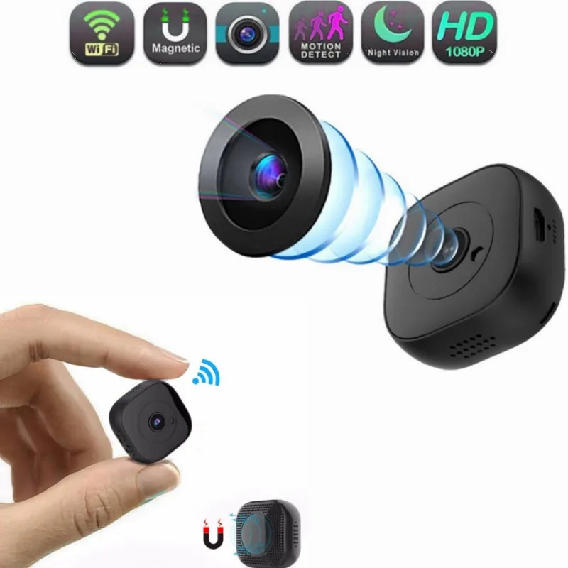 H9 X10 HD Mini Camera Wifi Smart Home Security Protection  Action Cam Vehicle Night Vision With Magnetic Bracket Video Recorder