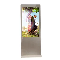 43 inch digital signage floor standing touch screen lcd kiosk cf card media player