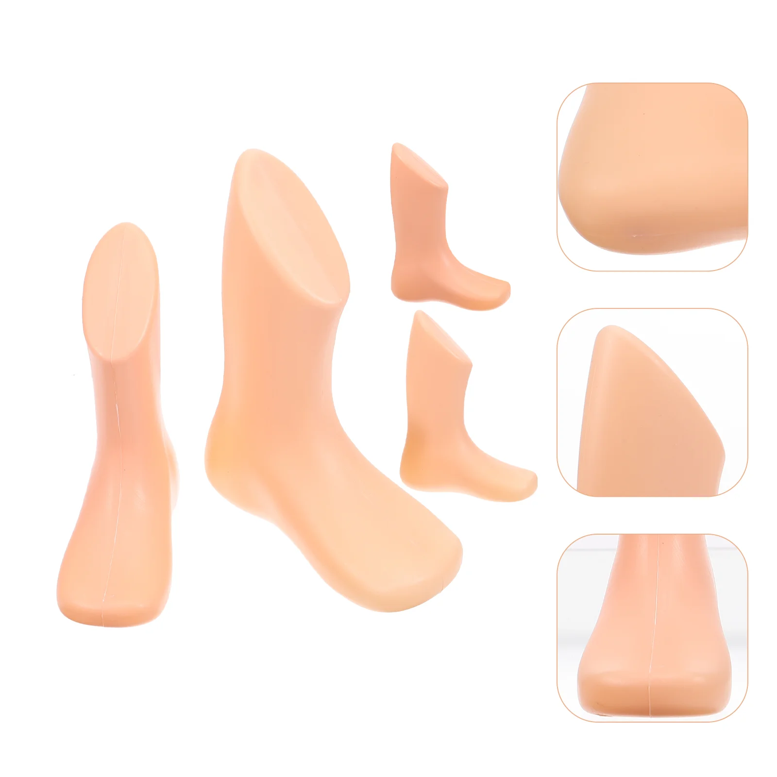 4 шт. детская пластиковая форма для ног минималистичный дизайн манекен