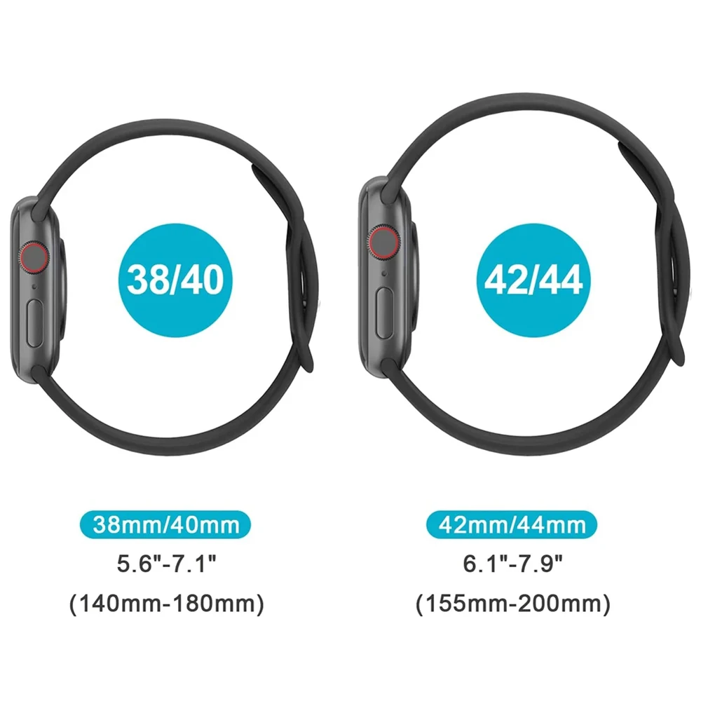 Slim Silicone strap for Apple watch band ultra 44mm 41mm 45mm 38mm 40mm 49mm Sports bracelet correa iWatch series 8 7 6 5 se 4