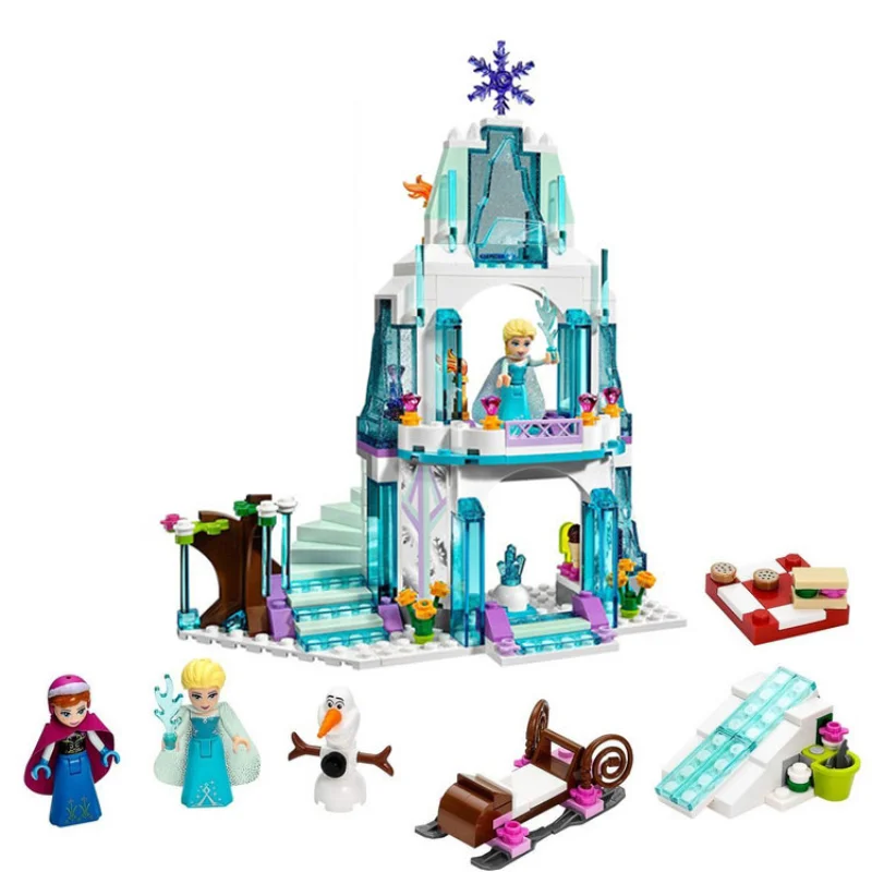 

Disney Toys Building Blocks City Children Building Blocks Girls Mini Model Building Brick Set Construction Aisha Castle Toys