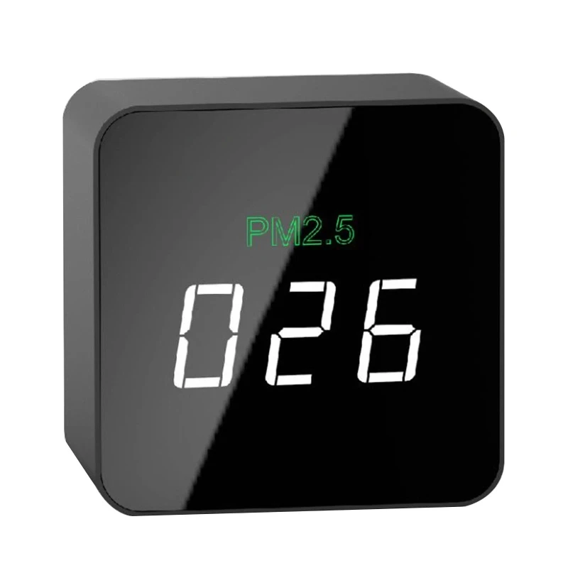 

Многофункциональный детектор качества воздуха, детектор формальдегида, углекислого газа, TVOC PM10, тестер, измеритель температуры, будильник ...