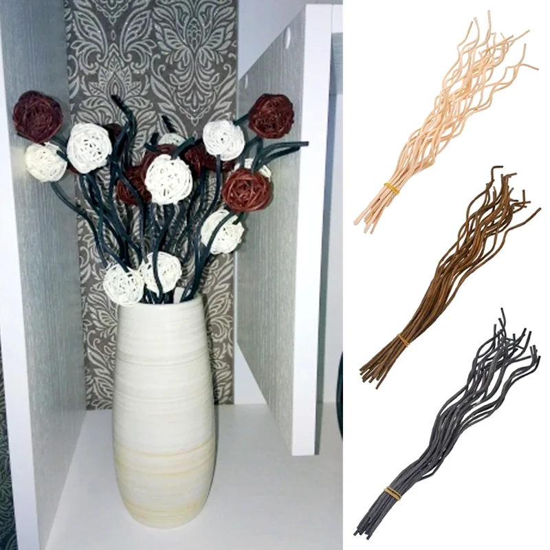 20 шт. длинные волнистые трости из ротанга