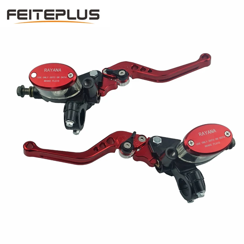 

7/8" 22mm CNC Aluminum Motorcycle Brake Clutch Master Cylinder Lever Reservoir Universal Adjustable ATV For Yamaha For Suzuki