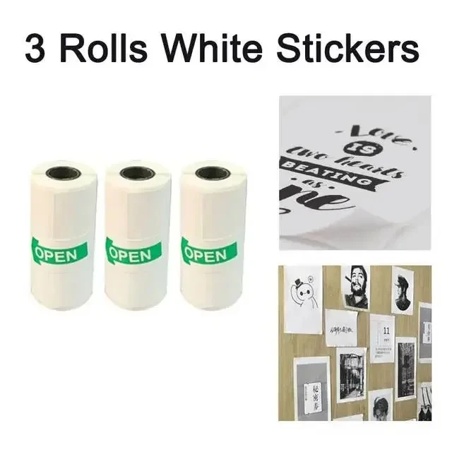 

Самоклеющаяся бумага для термопринтера QKX, 6 рулонов