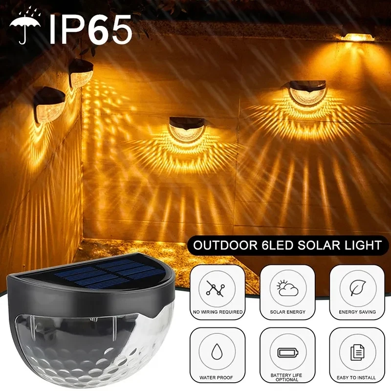 

1/3/6pcs LED Solar Light Outdoor Wall Lamps Energy Garden Lamps Waterproof Solar Lamp Courtyard Garden Decoration Light garden