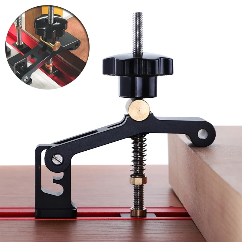 

1Set Universal Clamping Blocks Platen Miter Track Clamping Blocks Woodworking Joint Quick Acting Hold Down T-Slot Clamp