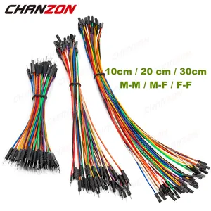 Copper Jumper Wire Dupont Cable 10cm 20cm 30cm Male Female 24AWG Solderless Flexible Line Connector for DIY Arduino Breadboard