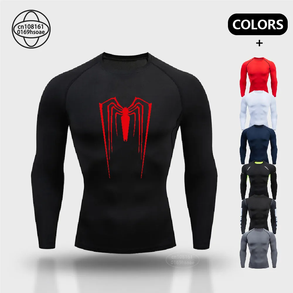 Мужская Летняя Компрессионная Футболка Для Фитнеса Дышащая Быстросохнущая