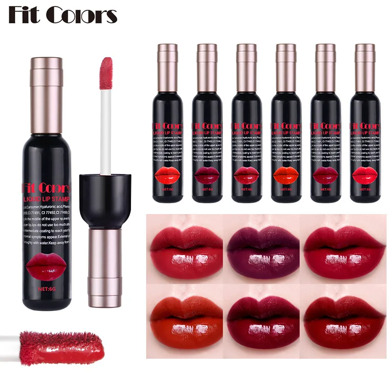 Lipstick Lipgloss Waterproof Long Lasting Lovely Tint Wine Bottle Shape Lip For Women Makeup Gloss Purple Sexy Cosmetic Tools