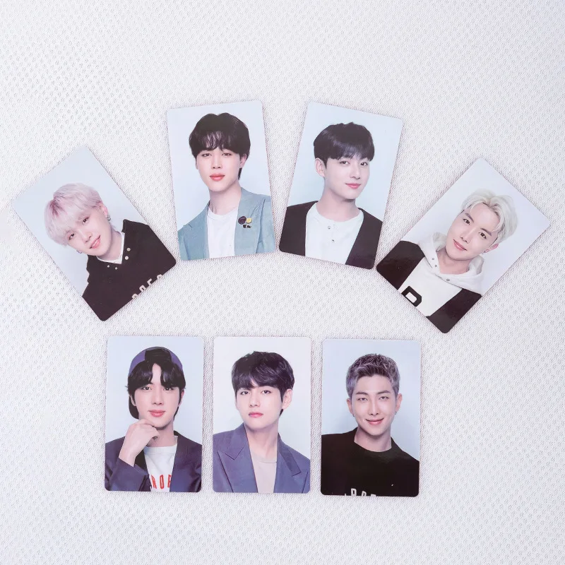 

7Pcs/Set Kpop Bangtan Boys Lomo Card Postcard New Album Lomo Card Photo Cards Gifts Fans Collection SUGA JIMIN JIN RM JK JH V