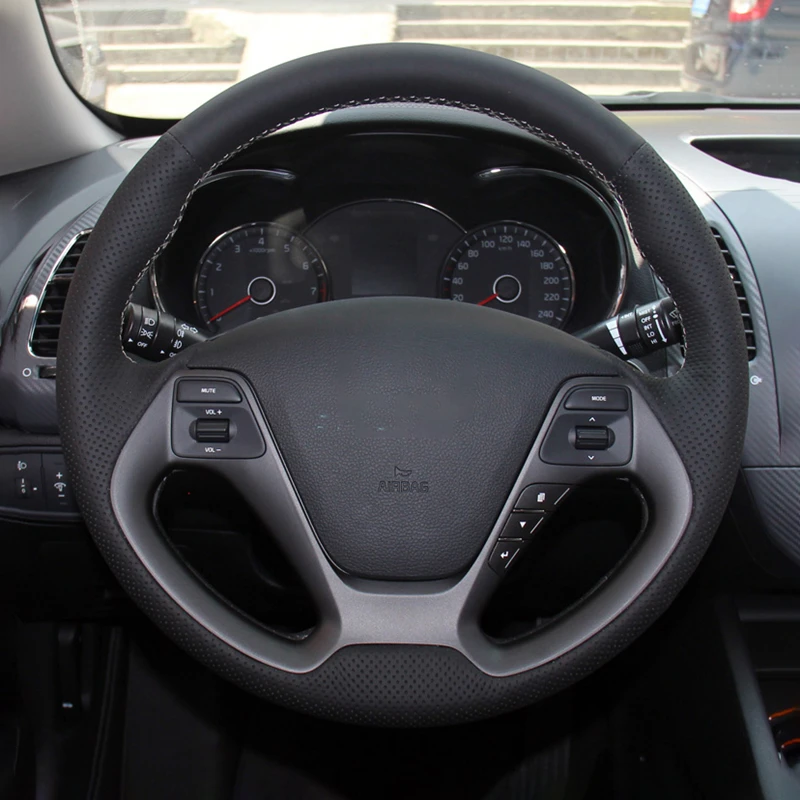 

Аксессуары для интерьера автомобиля, противоскользящие аксессуары ручной работы из натуральной кожи для Kia K3 K2 Rio Ceed Cerato