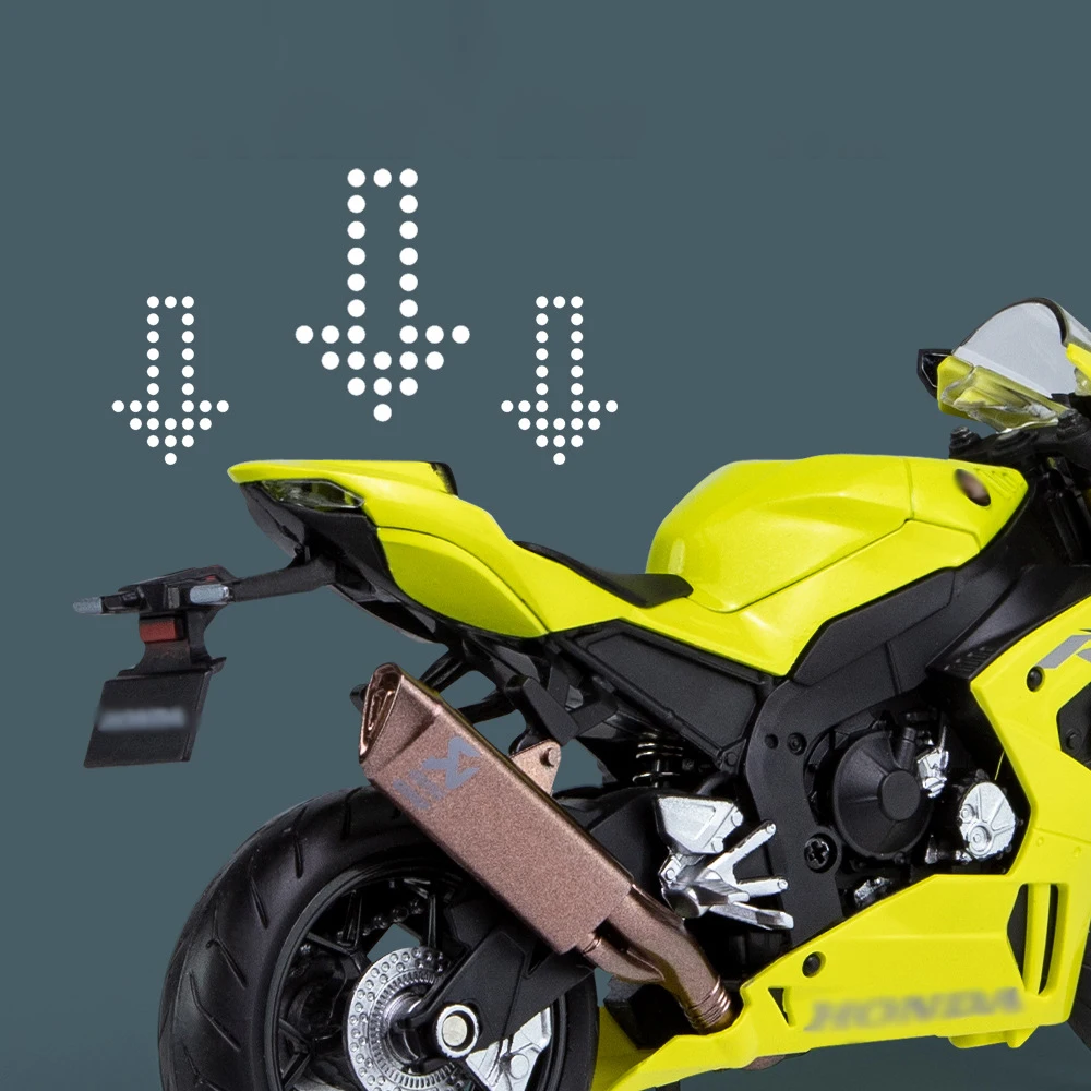 Модель мотоцикла Спортивный байк CBR 1000RR-R в масштабе 1:12 из сплава, фигурки для коллекционирования, детские игрушки Diecasts, реплики гоночных моделей в подарок для мальчиков.