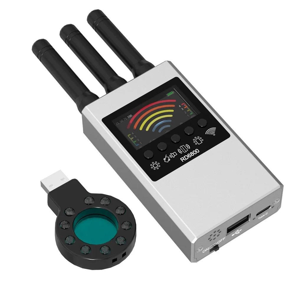 

НОВЫЙ беспроводной детектор радиочастотных сигналов ошибка GSM аудио GPS трекер мини-камера Finder камера ИК-сканирование AI режим ожидания автоматическое обнаружение