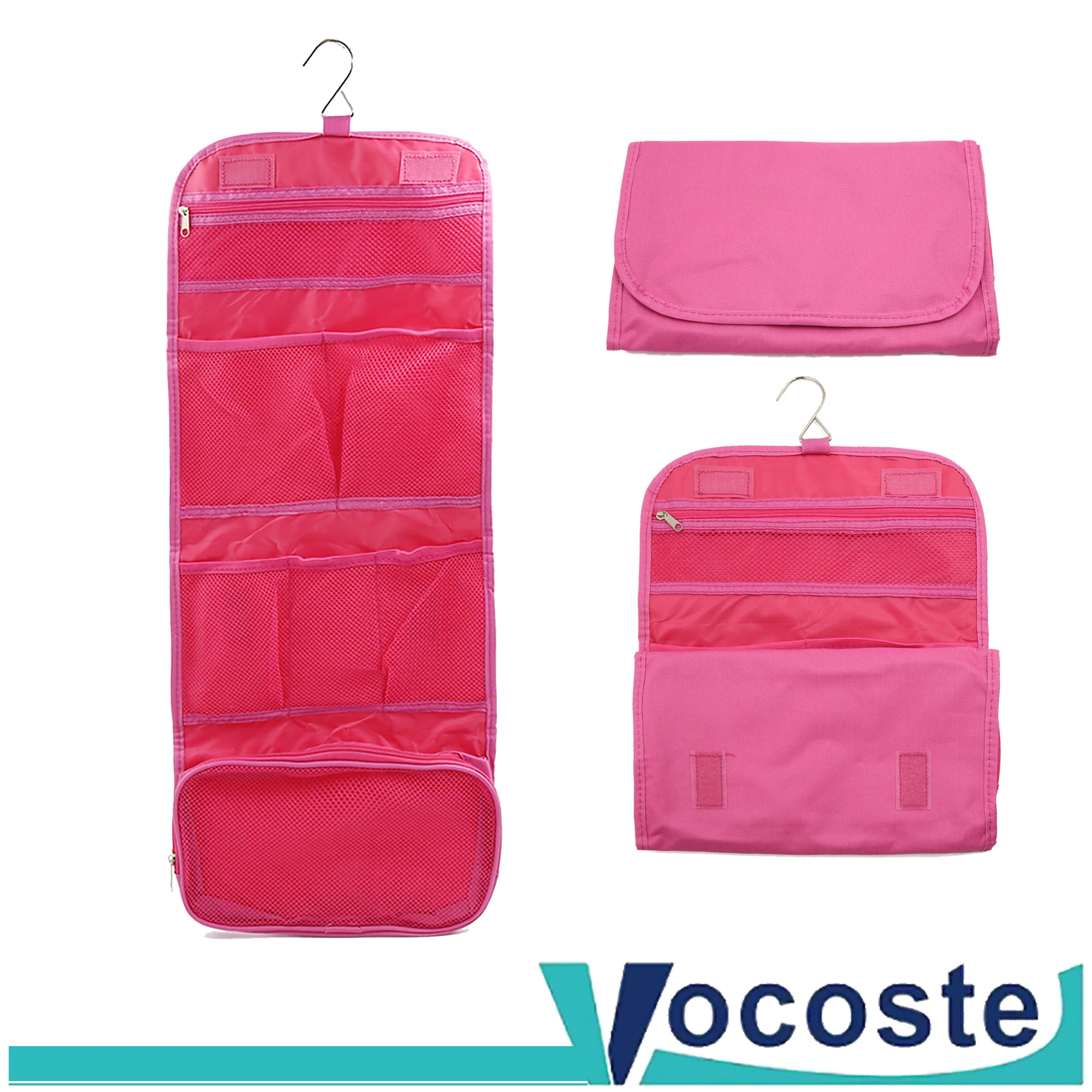 

VOCOSTE Outdoor Multifunction Travel Cosmetic Canvas Bag Toiletries Organizer Cosmetic Toiletry Storage Make up Cases Washbag