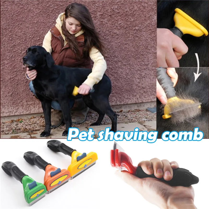 

Pet Grooming Tool For Long Short Haired Pets Strong, Ergonomic Handle Precision & Convenience For Short-Haired Long-Haired Cat