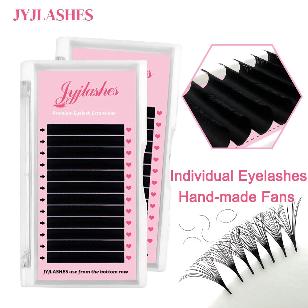JYJLASHES индивидуальное наращивание ресниц длинные классические лотки для