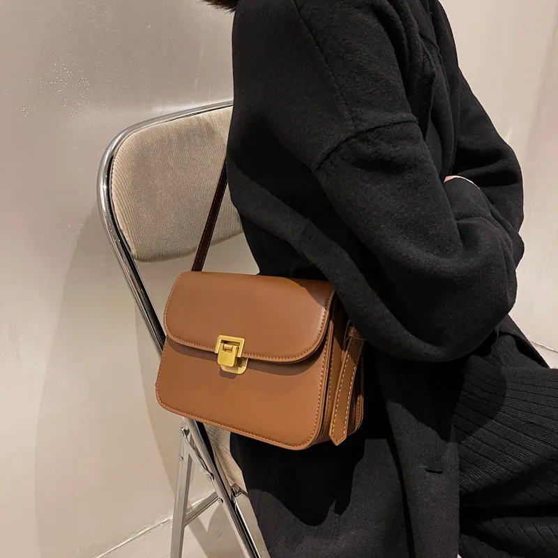 Stitching Women Summer Shoulder Crossbody Bag Chain Pu Leather Ladies Messenger Bag Female Small Square Bag Clutch Bags Handbags