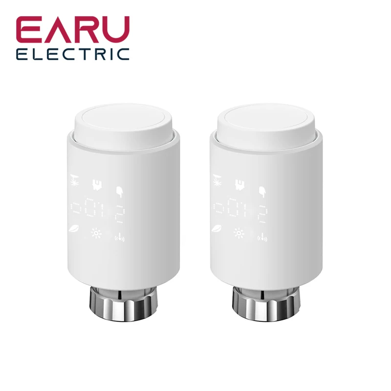 

Умный привод радиатора Tuya с Wi-Fi, программируемый термостатический клапан радиатора с дистанционным управлением через приложение, с поддержкой Alexa