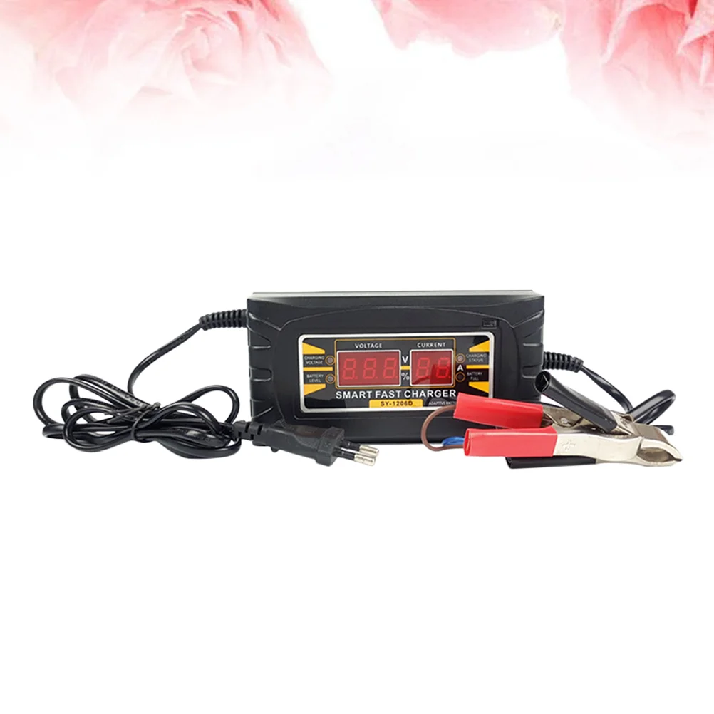 

12V 6A LED Intelligent Display Car for Acid Batteries (EU Plug)