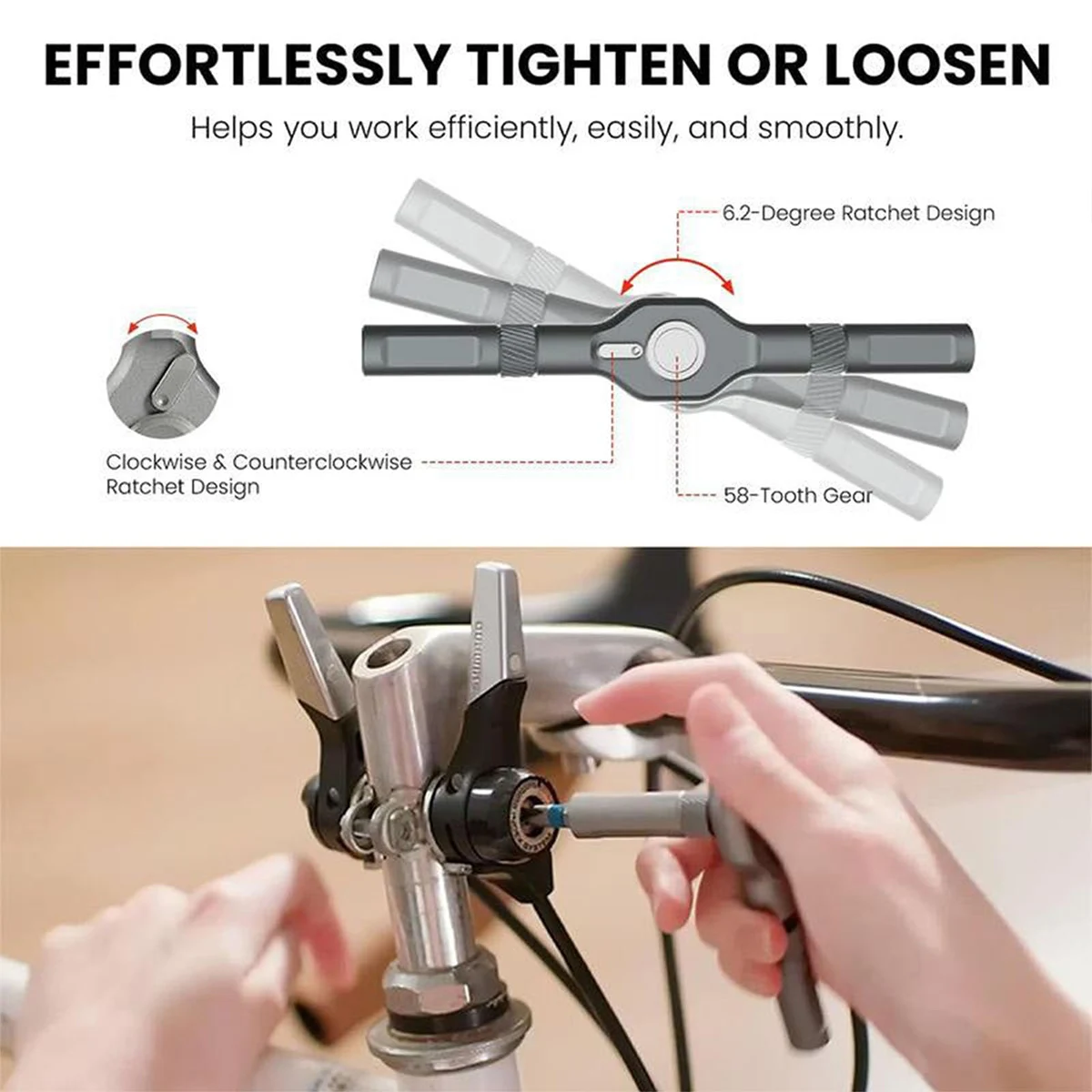 DUKA Atuman RS1 24 в 1 универсальный ключ с храповым механизмом отвертка S2 магнитные биты