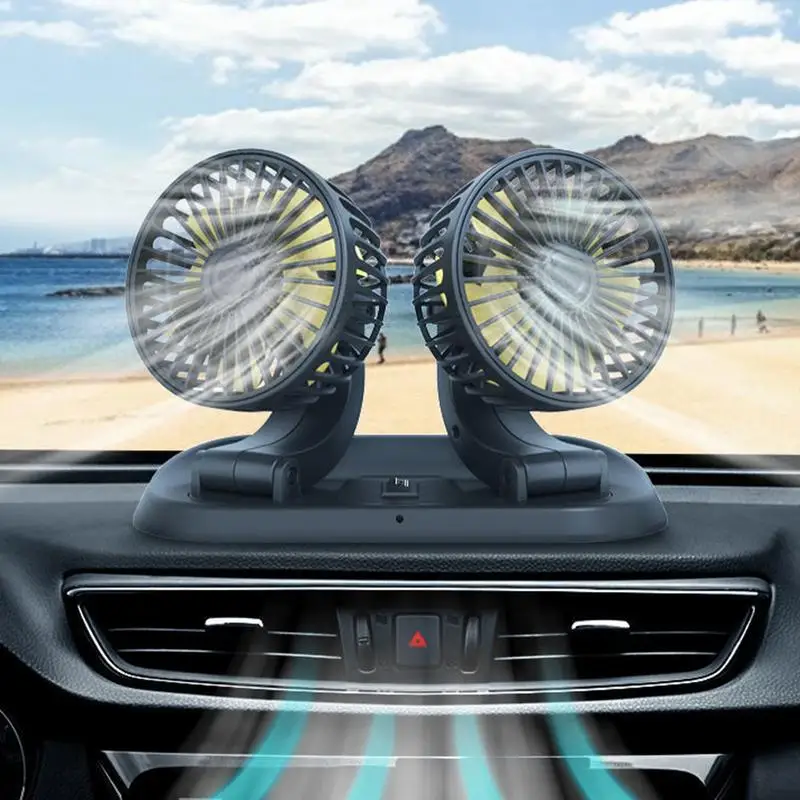 Автомобильный вентилятор 5 В 1 А Маленький автомобильный переменного тока 2