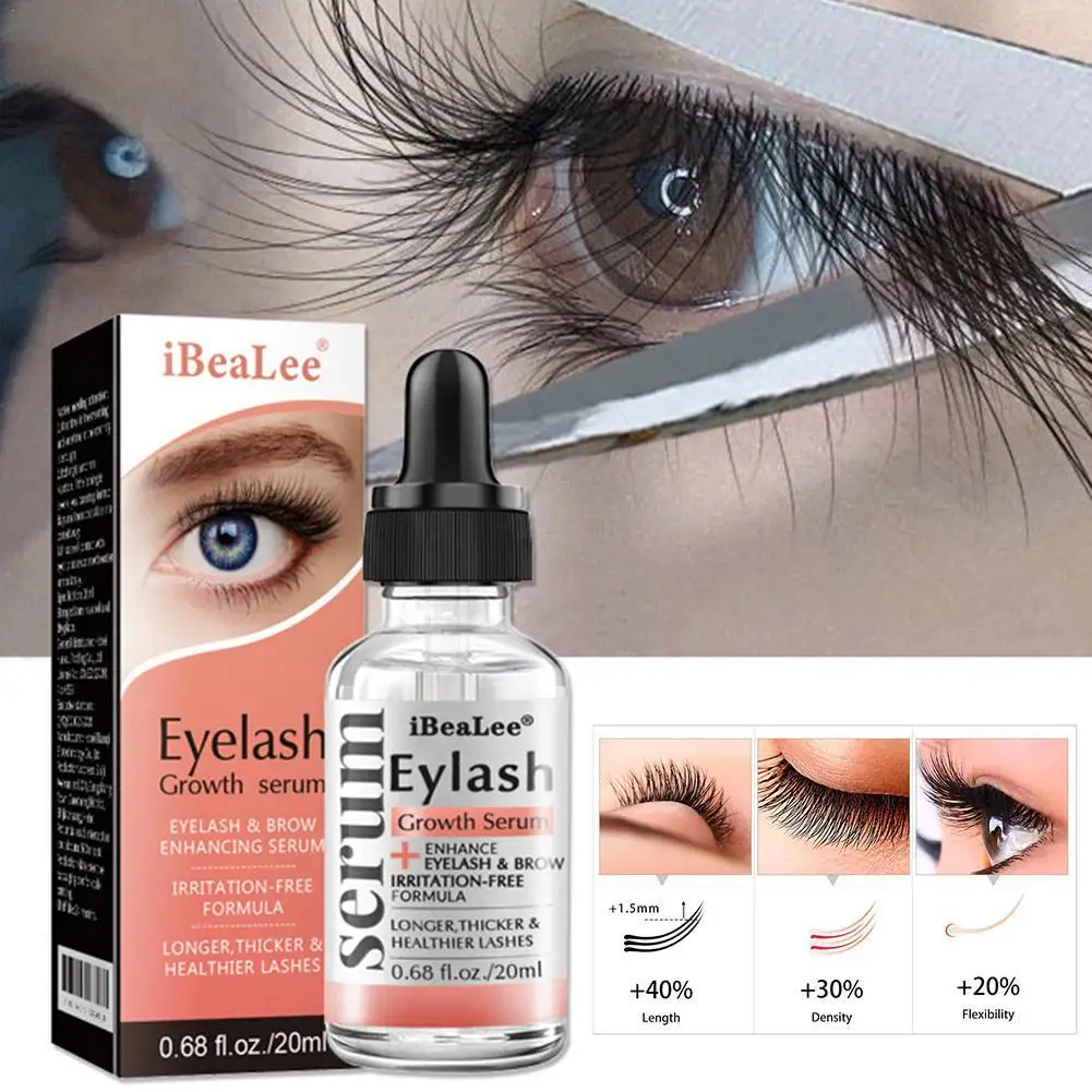 7Days Fast Eyelash Growth Serum Eyebrow Enhancer Products Longer Fuller Thicker Lash Eyelashes Enhancer Care For Men Women 20ml